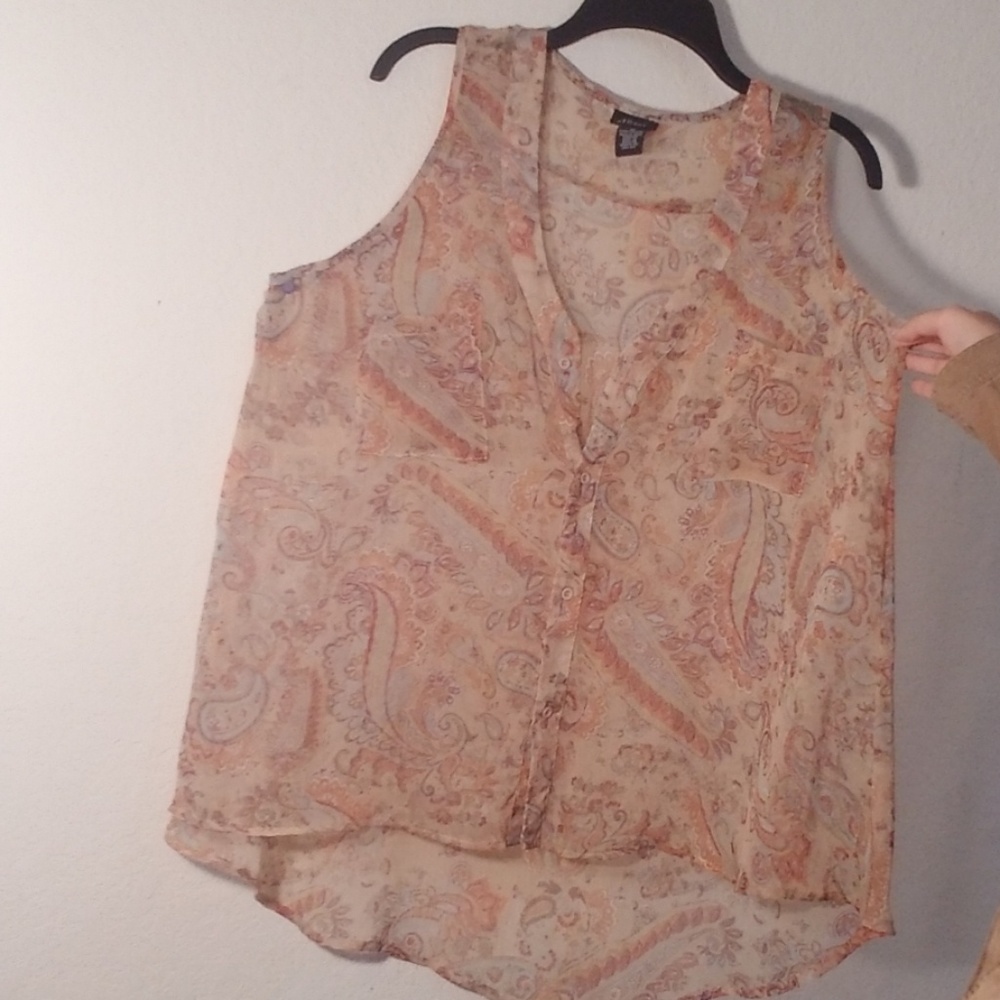 Rue 21 Patterned Blouse XL